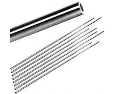 Tuniro® 8 Stück Spielerstangen (Vollstangen oder Basic/PRO Hohlstangen) Set, Durchmesser 15.9mm, Tischkicker Kicker Tischfussball