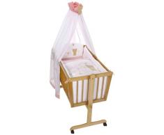 Easy Baby Komplettwiege Natur - Honey Bear Rose