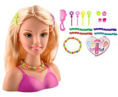 ISO TRADE Styling Kopf Frisierkopf Kämmen Schminken Viel Zubehör Tolles Geschenk 7467