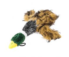 UEETEK Hund Ente Spielzeug, Haustier Hund Plüschtier Quietschen Spielzeug, Hund Interaktives Spielzeug Kauen Spielzeug mit Sounds für Hundetraining Übung