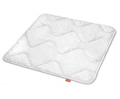 sleepling baby Kinderbettdecke Babybettdecke Ganzjahresdecke mono medium 80 x 80 cm, weiß