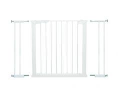 BabyDan Premier Türschutzgitter / Treppenschutzgitter zum Klemmen, 99 cm - 106.3 cm - hergestellt in Dänemark und vom TÜV GS geprüft, Farbe: Weiß