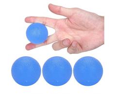 Set mit 3 Handübungsbällen, Handstärkungsgriffball Ball Anti-Stress-Eierbälle für Übung und Rehabilitation für Handtraining(#2)