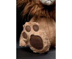 sigikid, Stofftier für Erwachsene und Kinder, Löwe, Brave Hair, BeastsTown, Braun, 38715