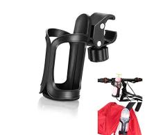 Getränkehalter für Kinderwagen Buggy, Nuckelflaschen kaffeehalter, Universal Fahrrad Flaschenhalter, 360 Grad Rotation Getränk Wasser Becherhalter für Fahrräder, Mountainbikes, Kinderwagen