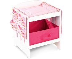 Götz 3402570 Puppen Wickeltisch - Puppenzubehör - 4-teiliges Set für Babypuppen zwischen 30 cm und 46 cm - geeignet für Kinder Aber 3 Jahren