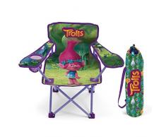familie24 Kinder Campingstuhl Auswahl Spiderman Hello Kitty Minnie Maus Klappstuhl Stuhl Sessel Gartenstuhl (Trolls)