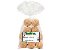 Kork-Deko 10er-Set Kickerkugeln Kickerbälle Korkkugeln | 31-35 mm | sehr leise | Naturkork | Kork-Kicker-Bälle Natur | Tischfussball, Kicker Ball, Tischfussball-Bälle 10 Stück