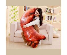 HUOQILIN Große Unter Traber Funny Girl Puppe Bett Kissen Plüschspielzeugpuppe Nett Kissen Waschbar Mit Reißverschluss (Size : 50cm)