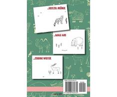 Wilde Tiere Malbuch: Pocketversion. Über 100 Seiten zum Ausmalen und Drüberkritzeln. Für Kinder ab 1-12 (Dein Planet Erde, Band 6)