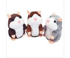 letaowl Plüschtier Dropshipping Sprechender Hamster Falante Maus Haustier Plüschtier Niedlich Sprechende Tonaufnahme Pädagogische Ausgestopfte Puppe Kinder Geschenke 15cm