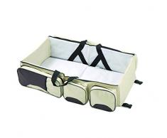 Adoraland Multifunktional Baby Tasche faltbar Baby Stubenwagen Bettchen Mummy Travel Tasche Khaki