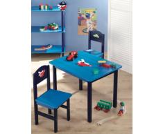 Zeller 13472 Kinder-Sitzgarnitur Boys, 3-teilig, MDF / Tisch: 60 x 48 x 45, Stuhl: 28 x 26 x 54