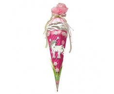 ROTH 658014 3D-Schultten-Bastelset Einhorn mit Fohlen, 6-eckig