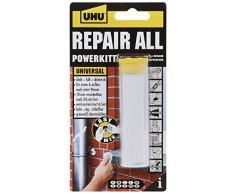 UHU REPAIR ALL POWERKITT, 2-Komponenten-Knetmasse, 60 g, Infokarte, 2er-Pack