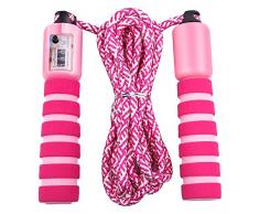 Molbory Springseil mit Digital Zähler, Speed Rope, Komfortablen & Anti-Rutsch Griffen für Training, Boxen Training Fitness für Kinder