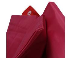 QSack Outdoorer Kindersitzsack, mit Innenhülle und Toxproof Mikroperlen, schadstoffgeprüft, 100x140 cm (pink)