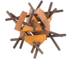 Playtastic Geschicklichkeitsspiel: Geduldspiel aus Holz - Der verflixte Eiskristall (Geduldsspiel)