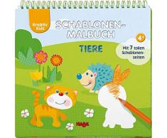 Kreativ Kids – Schablonen-Malbuch Tiere