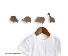 PLT Wandhaken für Kinder aus Holz, Tiere, Kinderzimmer, Schildkröte, Wal, Oktopus, Qualle, Deko, Kleiderhaken, Garderobenhaken, Garderobe, Scandi-Style, Geschenkidee