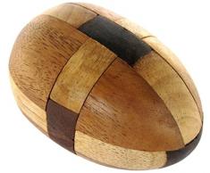 Dinosaurier-Ei - 3D Puzzle - Denkspiel - Knobelspiel - Geduldspiel - Logikspiel aus Holz