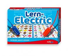 Noris 606013711 Lern Electric Der Lernspiel-Klassiker Was passt zusammen, Es blinkt, wenns stimmt, ab 6 Jahren
