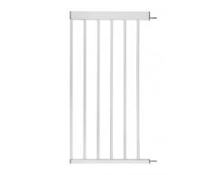 ♥ Türschutzgitter-Zubehör von BOMI | Größen: 10-70 cm | klemmbar in weiß aus Metall | Schutzgitter von BOMI Vergrößerung des Treppenschutzgitters durch Anstecken der Erweiterung | 40 cm Verbreiterung