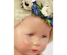 antike Puppen 2021 (Wandkalender 2021 DIN A4 hoch)