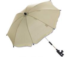 Sonnenschirm für Kinderwagen Buggy und Jogger mit UV SCHUTZ (50) Baby Kind Schirm (Natur)