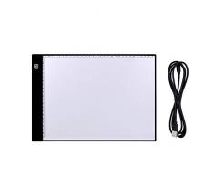 QHAI Light Box Zeichnung, A3 Digitale Zeichnung Tablet Grafiktabletts, LED-Licht-Box Pad Elektronische USB Tracing Art Copy Board Writing Maltisch