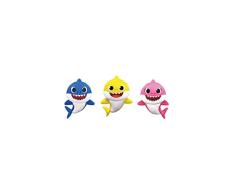 Baby Shark Singleton – BS2022 Mummy Shark – Plüschhai, 30cm, zum ausmalen