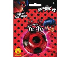 Rubies Kostüm Miraculous Marienkäfer Yo-Yo und Clip-On Ohrringe