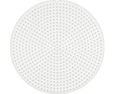 Hama Stiftplatte Kreis weiß für Mini-Bügelperlen