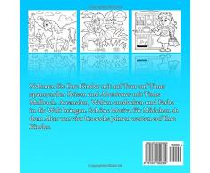 Tinas Malbuch für Mädchen ab 4 - 6 Jahren: Für die Vorschule und Schulanfang mit Motiven wie einem Bauernhof, Einhorn, Tiere, Meerjungfrau, Pferde, Prinzessin, Waldtiere und viele andere