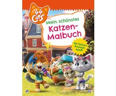 44 Cats: 44 Cats: Mein schönstes Katzen-Malbuch: 80 Seiten Ausmalspaß!