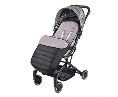 SONARIN Universal Premium Fußsack für Kinderwagen,Wasserdicht und winddicht,weicher Deluxe ThermoFleece,Cosy Toes,für Jogger, Buggy(Schwarz)