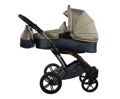 Knorr-Baby 3100-05 Kombikinderwagen Voletto Sport, schwarz-sand
