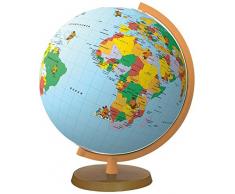 COLUMBUS Kinderglobus Die Maus Leuchtglobus-Set: Durchmesser 26 cm, Set-Inhalt: Leuchtglobus, Plüschmaus, Begleitheft, Welt-Uhrzeit-Lineal (Kids Line)