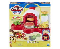 Play-Doh - E4576EU4 Pizzaofen, mit 5 Dosen Play-Doh in verschiedenen Farben, Knete