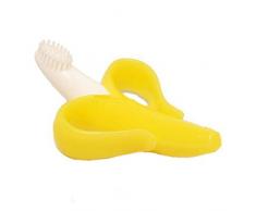 Baby Zahnbürste und Beißring in einem - Übungsbürste Trainingsbürste