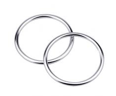 2 Stk Sling Ring Sling für Babyschalen Aluminium Tragetuch Ring Tragbar Sling Ringe Kleinkinder
