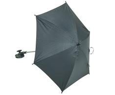 For-your-Little-One Universal Sonnenschirm für Kinderwagen, passend für Bugaboo, Schwarz