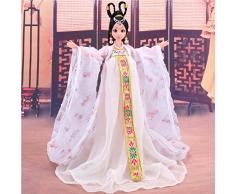 Elegante Puppenkleidung traditionell chinesischer klassischer Stil Barbie-Puppe, chinesische Antike, mythologische Kleidung für Barbie/Pullip/Jenny-Puppe