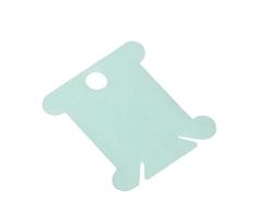 Floridivy 100pcs Farbe Random Kunststoff String Plattenaufwickelung, Wickelbrett, kurvige Platten-Brett Stickgarn Finishing Organisationswerkzeug