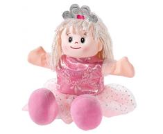 Heunec 395077 Plüschtier, Handspielpuppe, Puppentheater, Prinzessin, rosé