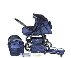 Bergsteiger Rio Kombikinderwagen + Softtragetasche + Wickeltasche (10 - Teile)
