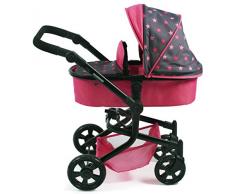 Bayer Chic 2000 595 82 Kombi-Puppenwagen Mika, Sternchen pink, Rosa