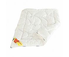 IRISETTE Kinder Duo-Steppbett Bambino mit Baumwoll Perkal Bezug 80X80, 250G