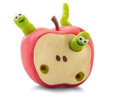 Apfel mit Würmern Stressball - Würmer im Apfel Antistressball Knautschball Knetball
