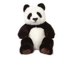 WWF WWF00542 Plüsch Panda, realistisch gestaltetes Plüschtier, ca. 22 cm groß und wunderbar weich